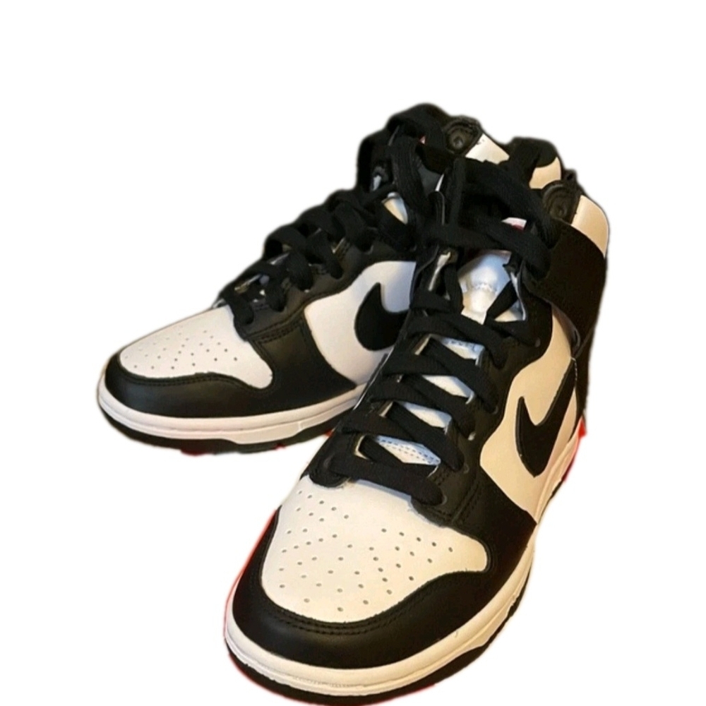 Nike Dunk High Retro Sneakers Black White ‘Panda' US Men's Size 10 - Picture 4 of 9